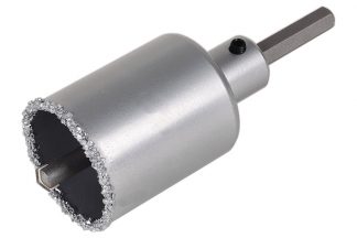 Wolfcraft Wolfcraft Děrovka HM-sypaná průměr 43mm 6hr.stopka a vrták, hloubka řezu 55mm 3894000