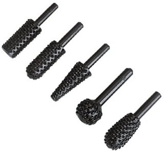 Wolfcraft Wolfcraft rašple 12x35 válec stopka 6,35 mm/dřevo 2530000