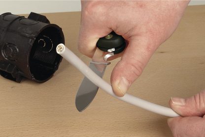 Wolfcraft Wolfcraft Nůž k odizolování kabelů 85 mm, plastové držadlo 4122000 - Image 3