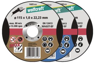 Wolfcraft Wolfcraft řezací kotouč ø115x1,0x22,2mm INOX 1685999