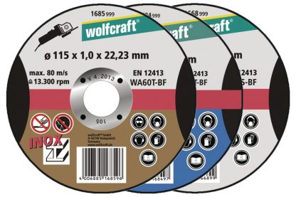 Wolfcraft Wolfcraft řezací kotouč ø115x1,0x22,2mm INOX 1685999