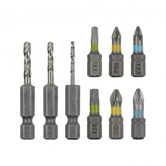 Wolfcraft Wolfcraft Flipbit sada pro sešroubování 9-dílná 308300