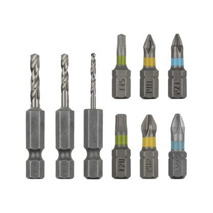 Wolfcraft Wolfcraft Flipbit sada pro sešroubování 9-dílná 308300