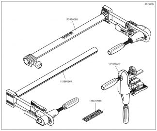Wolfcraft Náhradní díl Shim 3676 pro Sada PRO pro montáž dveřních zárubní Wolfcraft 3676000