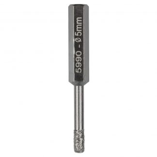Wolfcraft Wolfcraft diamantová děrovka, šestihrann, 5 mm, 40 mm hloubka řezu 5990000