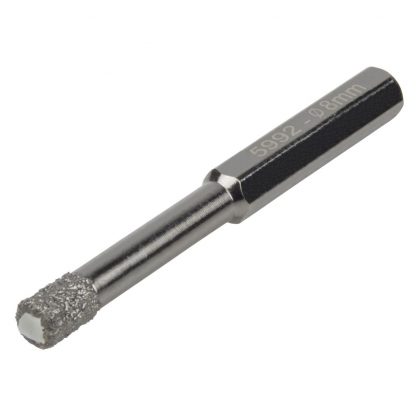 Wolfcraft Wolfcraft diamantová děrovka, šestihrann, 8 mm, 40 mm hloubka řezu 5992000