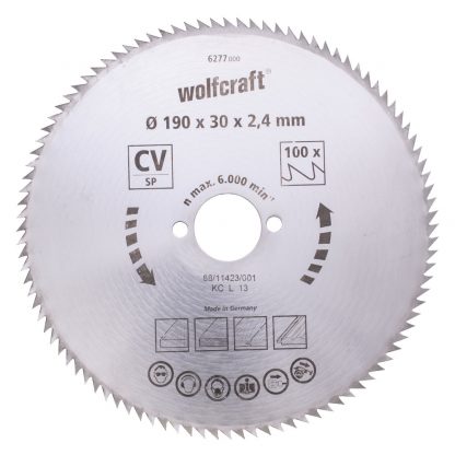 Wolfcraft Wolfcraft pilový kotouč  jemné řezy ø140x20 Z100 6259000