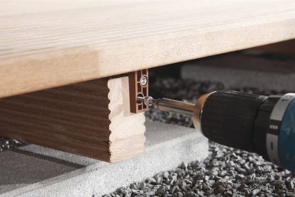 Wolfcraft Wolfcraft Ukončovací set TERASA - skryté spoje: 10 koncových spojek+60 šroubů 6973000 - Image 4