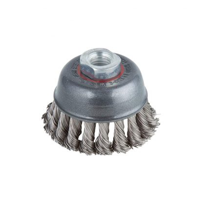 Wolfcraft Wolfcraft hrncový drátěný kartáč z nerezové oceli ø 75 mm 2700000