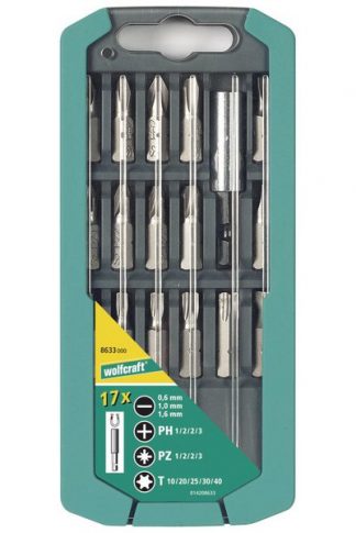 Wolfcraft Wolfcraft Box s Bity 17ks 2K, Solid SL,PH,PZ,TX 8633000