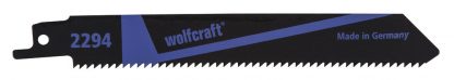 Wolfcraft 2 x šavlové pilové plátky hloubka řezu 10 – 100 mm 2294000