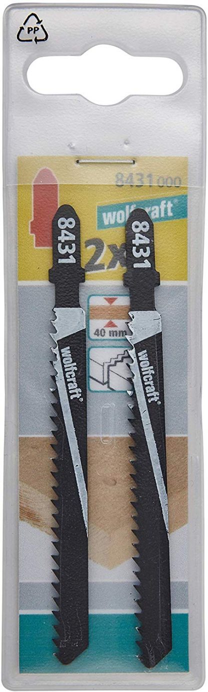 Wolfcraft 2 x pilové plátky hloubka řezu 40 mm  8431000 - Image 2