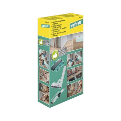 Wolfcraft sada pro přesnou montáž laminátových podlah - úhelník, obrys.šablona, zalícovávač 6976000 - Image 2
