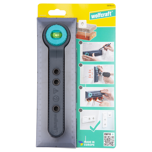 Wolfcraft Vrtací šablona pro elektrikáře 5976000 - Obrázek 12