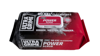 Profi čistící ubrousky ULTRAGRIME® POWER SCRUB 80ks XXL