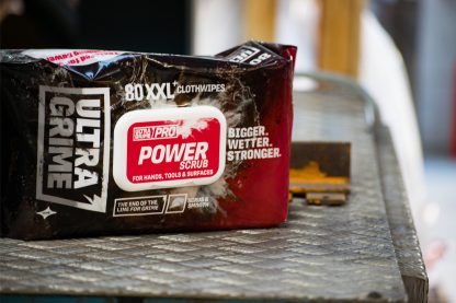 Profi čistící ubrousky ULTRAGRIME® POWER SCRUB 80ks XXL – box 6 balení - Image 7
