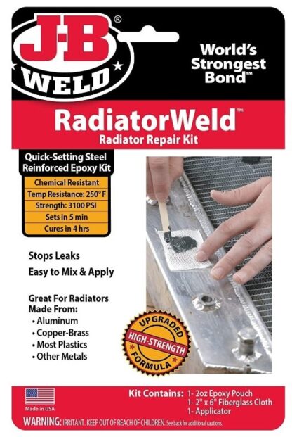 J-B WELD 2120SRP sada pro opravy chladičů RadiatorWeld