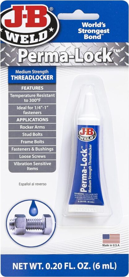 J-B WELD 24206 středně pevnostní zajišťovač závitů PermaLock ( 6ml )