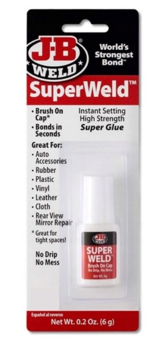 J-B WELD 33106 vteřinové lepidlo s nanášecím kartáčkem SuperWeld Brush-On ( 6g )