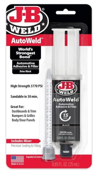J-B WELD 50138 odolné automobilové epoxidové lepidlo AutoWeld ( 25ml ) + směšovač