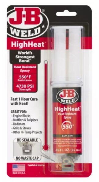 J-B WELD 50197 žáruvzdorné epoxidové lepidlo HighHeat ( 25ml )