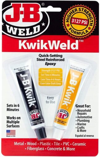 J-B WELD 8276 rychle tuhnoucí dvousložkové epoxidové lepidlo KwikWeld ( 2x28,4g )